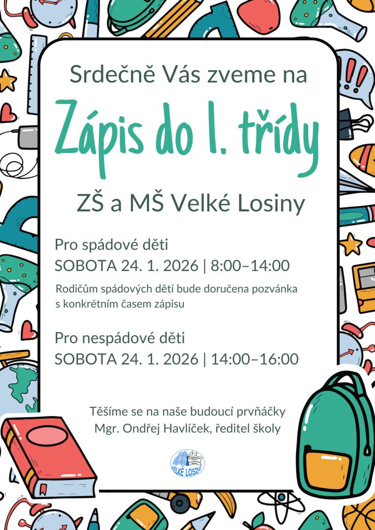 Zápis do&nbsp;1. třídy